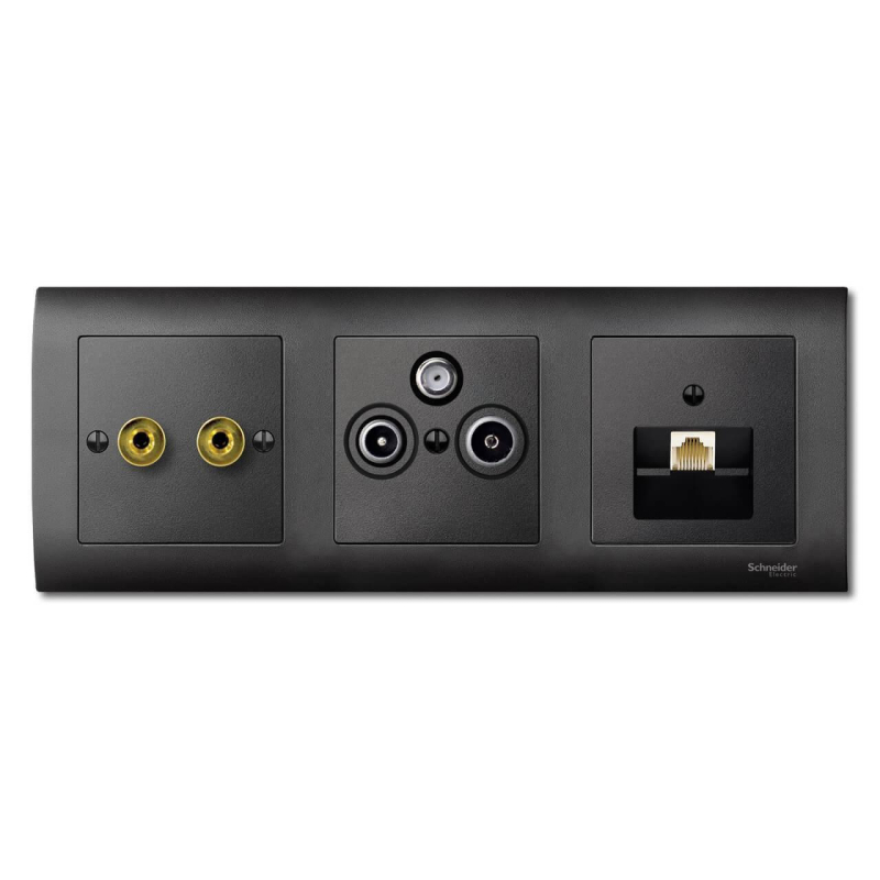 Центральная плата TV/FM Х2 Х3 Schneider Electric Merten System M MTN297514 в Санкт-Петербурге