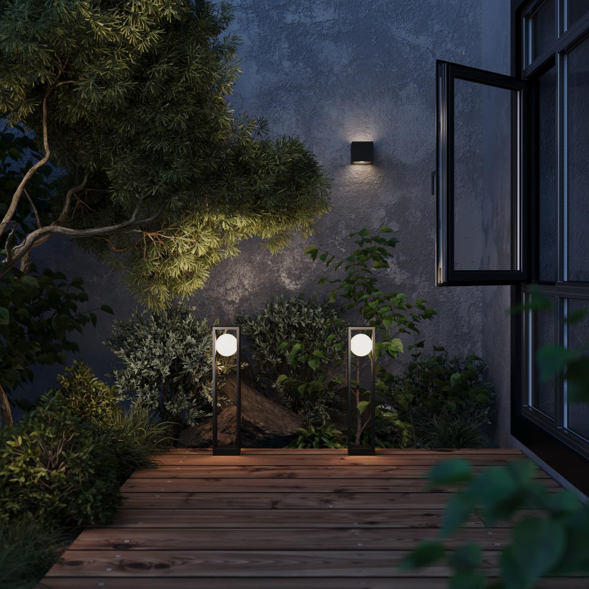 Уличный настенный светильник Maytoni Slate O483WL-L10GF3K в Санкт-Петербурге