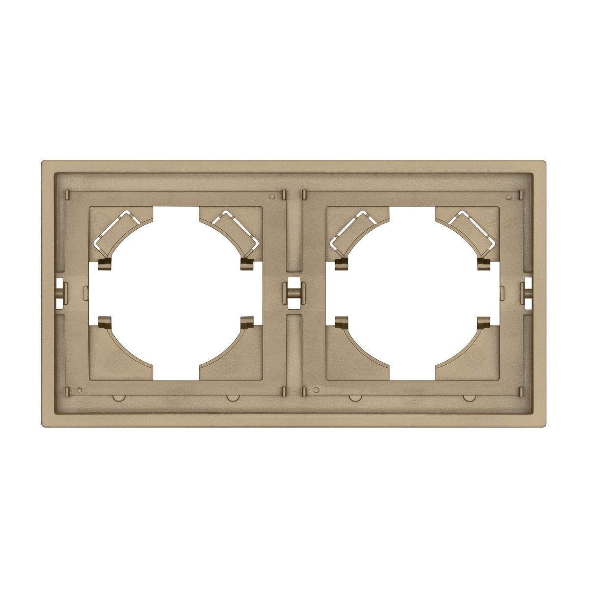 Рамка пластиковая на 2 поста Arlight FRM-TENDO-SFPL-2-GD 054647 в Санкт-Петербурге