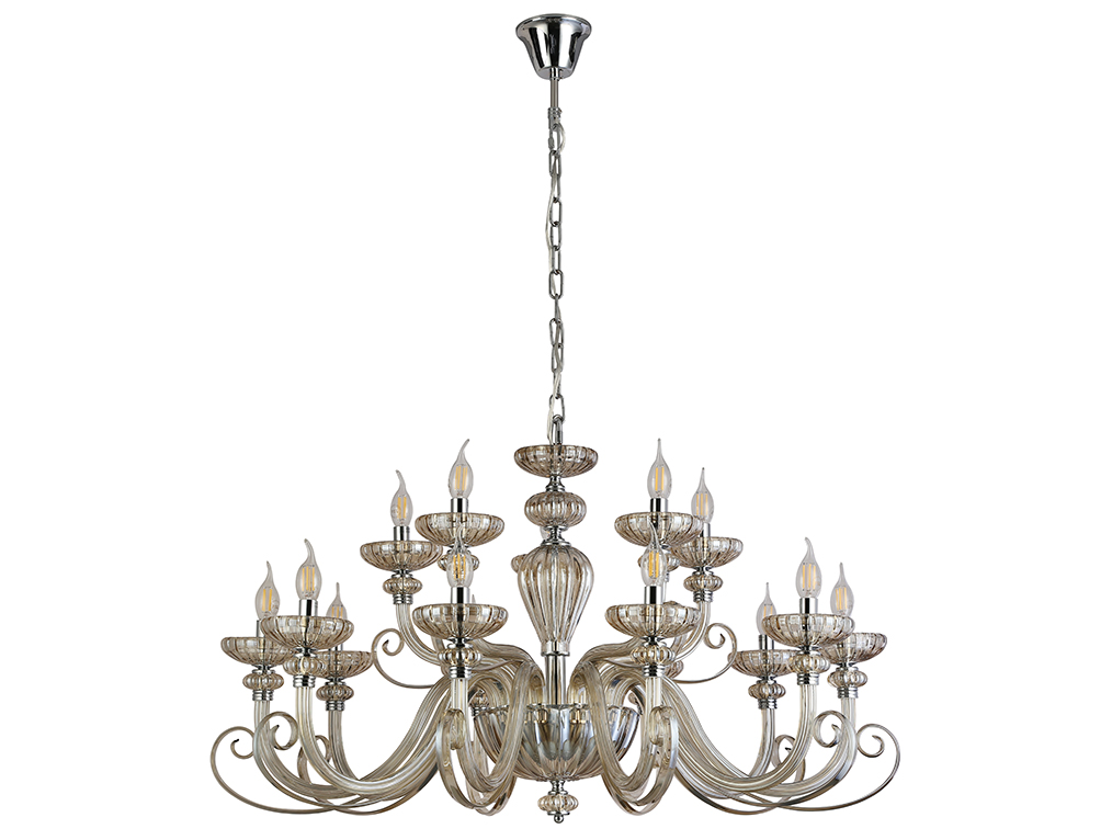 Подвесные люстры Newport 8620+5/C chrome cognac М0071595 в #REGION_NAME_DECLINE_PP#