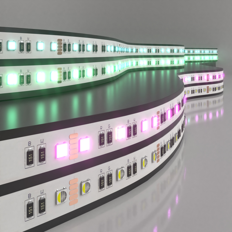 Светодиодная лента Elektrostandard 24V 24W 60Led 5050 IP20 MIX RGB/холодный белый, 5м 4690389172311 в Санкт-Петербурге