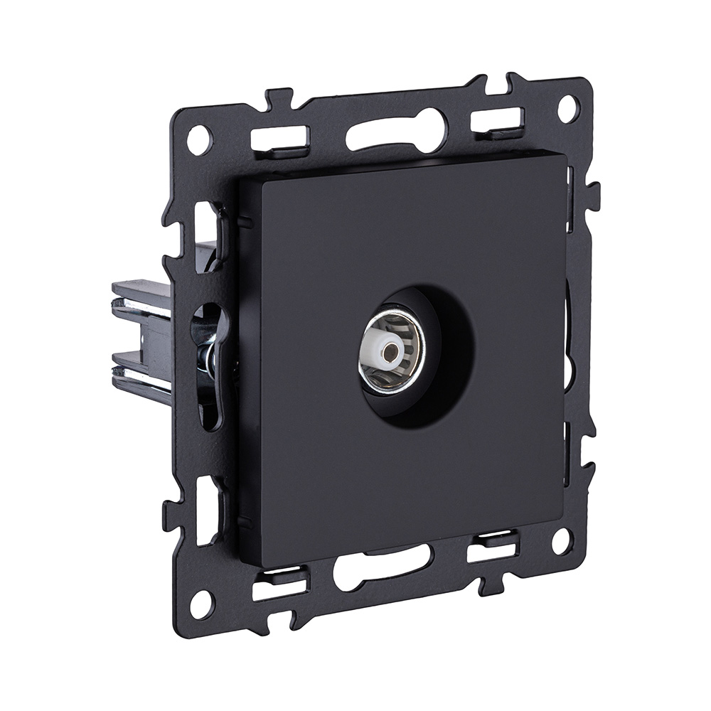 Розетка спутниковая SAT, черный Kollinger Asthetik AS-021BK в #REGION_NAME_DECLINE_PP#