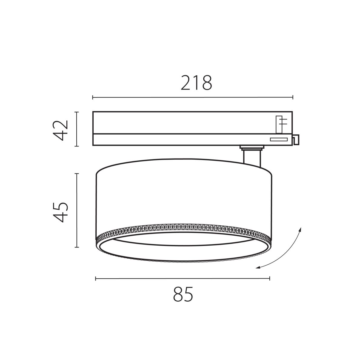 Трековый трехфазный светильник Quattro LED с управлением TRIAC Lightstar Alta Pro A5547TRIAC в Санкт-Петербурге
