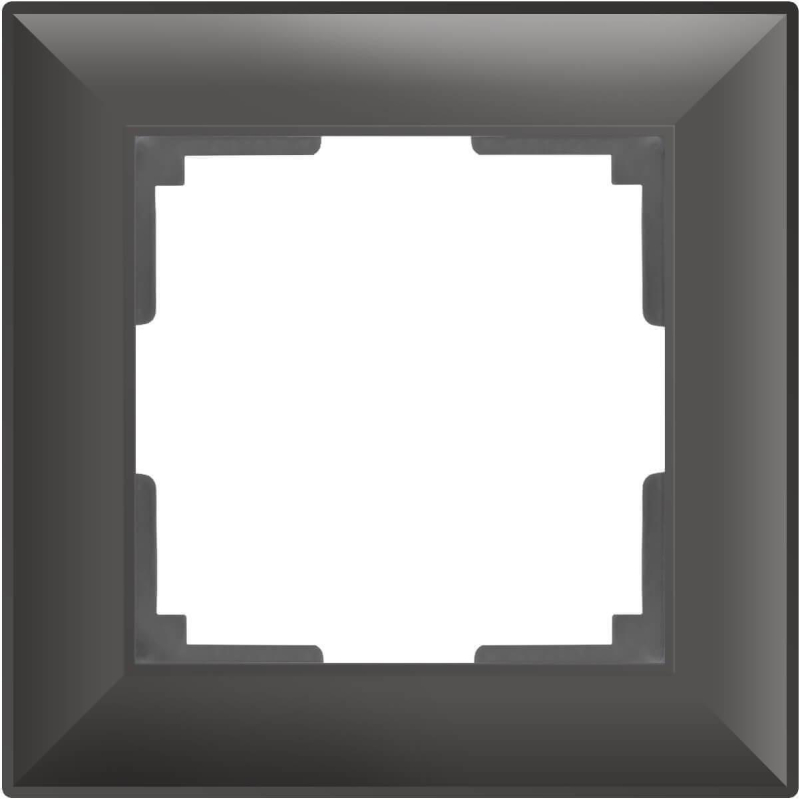 Рамка Werkel Fiore на 1 пост серо-коричневый WL14-Frame-01 4690389109058 в Санкт-Петербурге