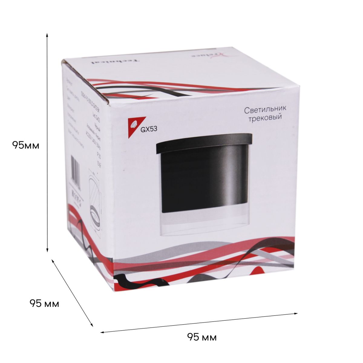 Накладной светильник (GX53, GU10, MR16, LED) Reluce 53061-9.5-001LD GX53 BK в #REGION_NAME_DECLINE_PP#