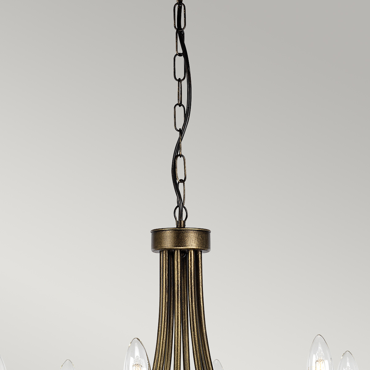 Подвесная люстра Elstead Lighting OV8-BLK-GOLD в Санкт-Петербурге