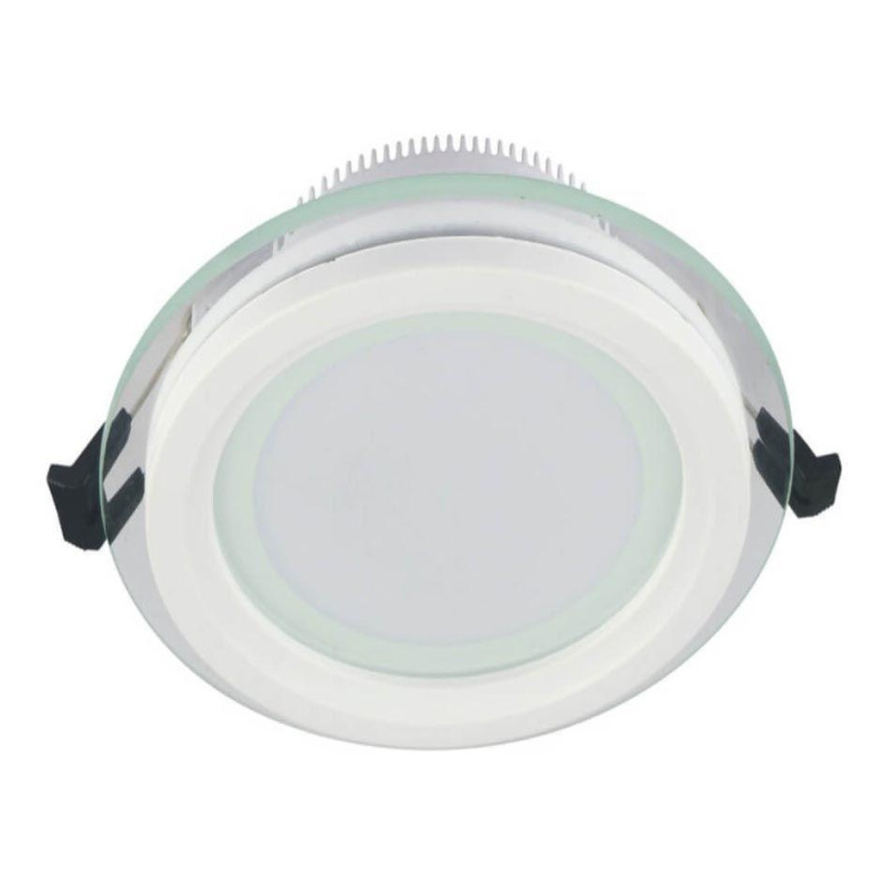 Встраиваемый светодиодный светильник Lumina Deco Saleto LDC 8097-ROUND-GL-18WSMD-D200 WT в Санкт-Петербурге