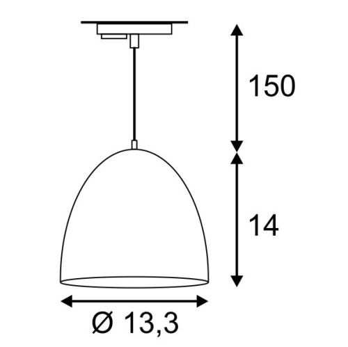 Трековый светильник SLV 1Phase-Track Para Cone 14 143991 в Санкт-Петербурге