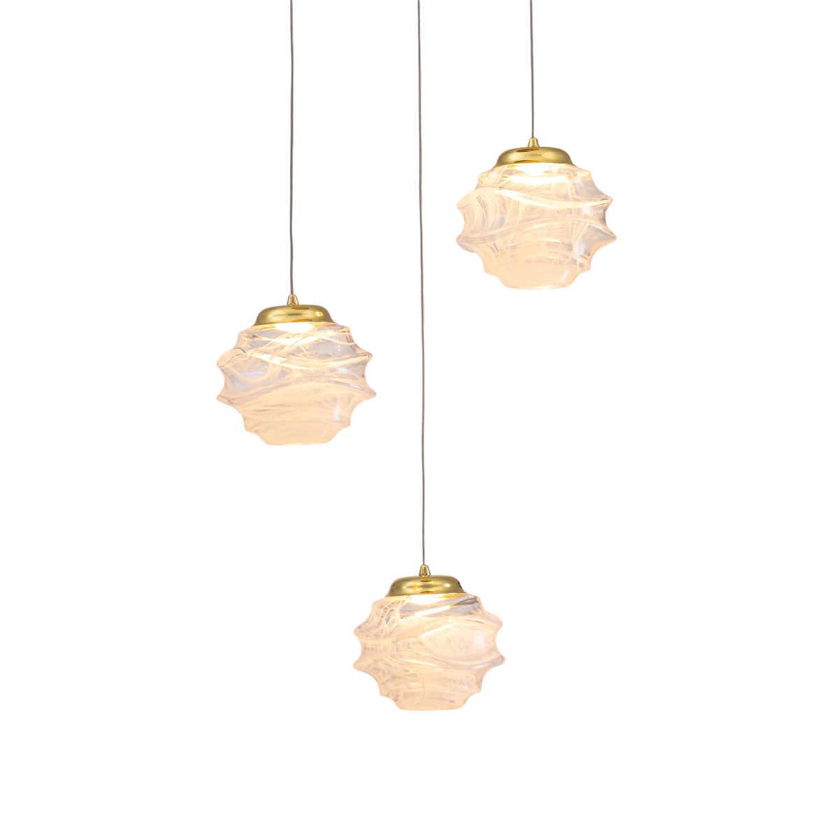 Подвесной светильник Delight Collection MD25030003-3A gold/clear в Санкт-Петербурге