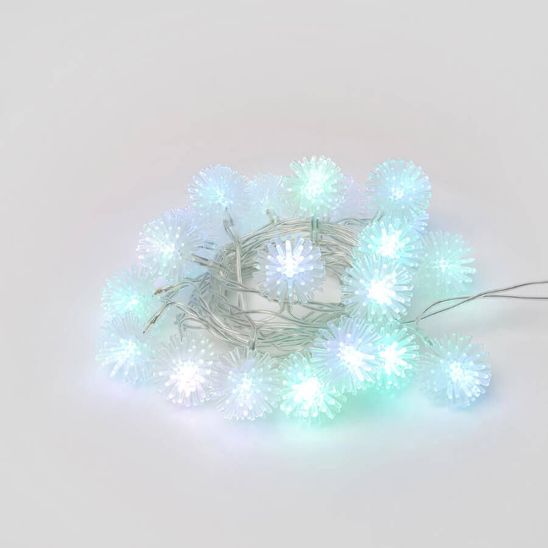 Светодиодная гирлянда (07921) Uniel Шарики 220V разноцветный ULD-S0280-020/DTA RGB IP20 BALLS в Санкт-Петербурге
