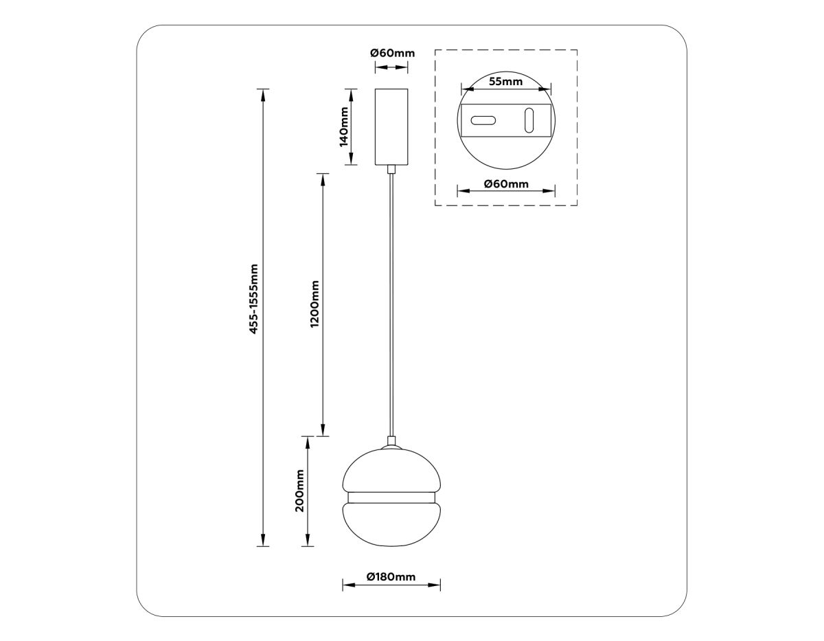 Подвесной светильник Ambrella Light High Light Modern LH11003 в Санкт-Петербурге