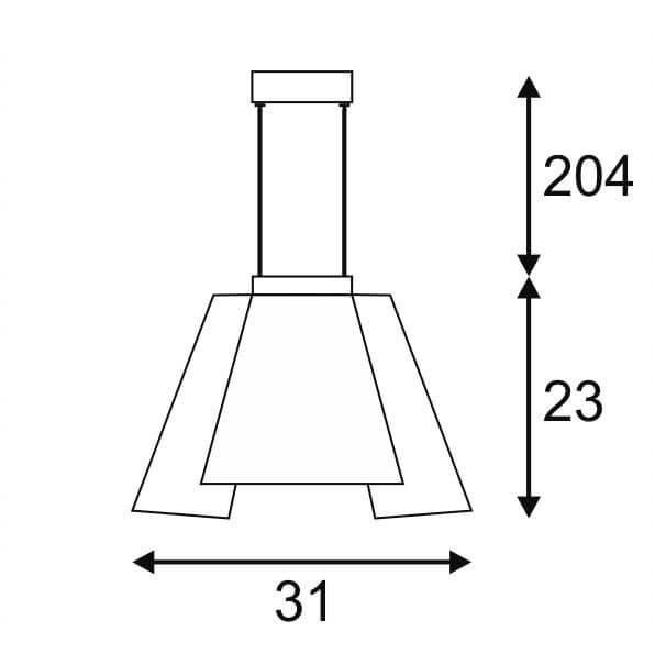 Подвесной светодиодный светильник SLV Q-Line Single Led Dali 1001312 в Санкт-Петербурге