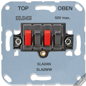 Мех Аудиорозетка (стерео) белый Jung SLA2WW в Санкт-Петербурге
