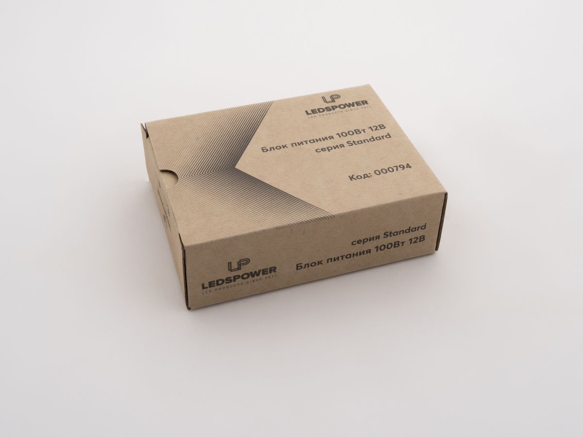 Блок питания LEDS POWER 100Вт 12В Standard 000794 в Санкт-Петербурге