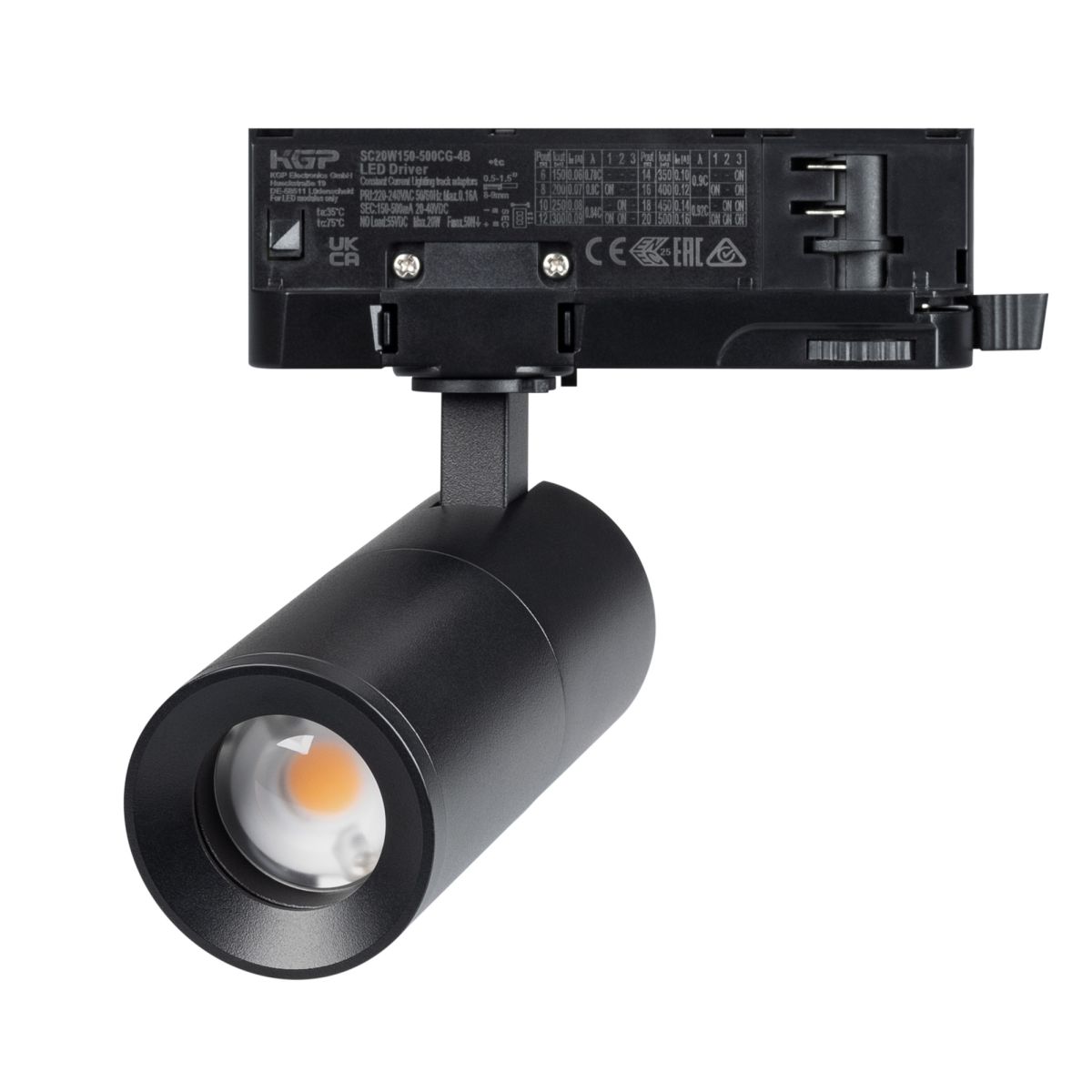 Трековый трехфазный светильник Arlight LGD-ARTEMIS-TRACK-4TR-R55-12W Warm2700 (BK, 8-80 deg, 230V, TRIAC) (IP20 Металл) 053082 в #REGION_NAME_DECLINE_PP#
