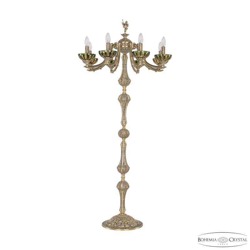 Торшер Bohemia Ivele Crystal Verona 72009T/8/210 FP P Amber-Green/H-1H FA5S в Санкт-Петербурге