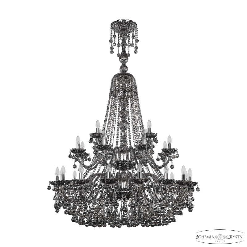 Подвесная люстра Bohemia Ivele Crystal 1409/16+8+4/400/XL-164/2d Ni M731 в Санкт-Петербурге