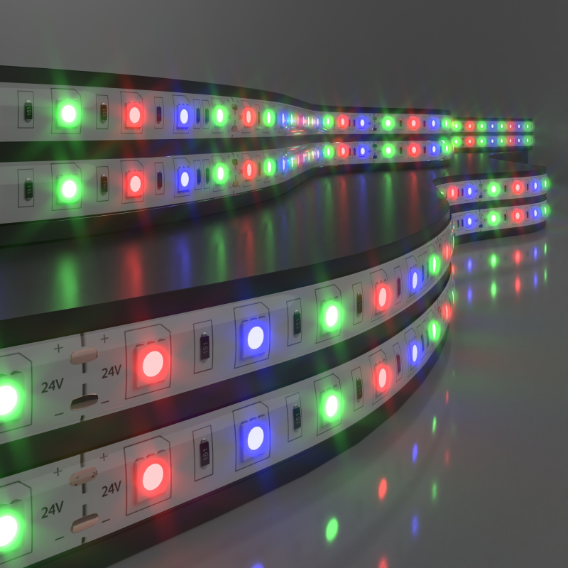 Светодиодная лента Elektrostandard 24V 14,4W 60Led 5050 IP65 RGB, 5м 4690389167782 в Санкт-Петербурге