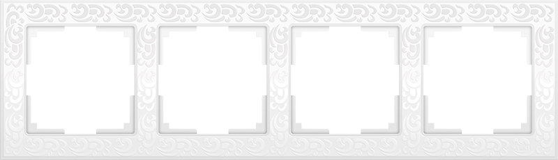 Рамка на 4 поста Werkel Flock (белый) W0042301 4690389160523 a050800 в Санкт-Петербурге