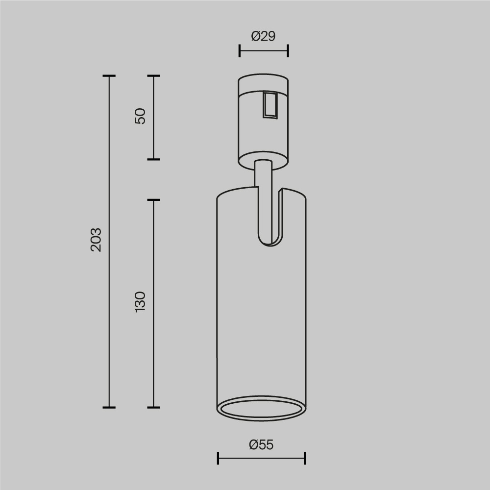 Магнитный трековый светильник Maytoni Technical Focus Led Flarity TR144-1-12W3K-W-PT в Санкт-Петербурге