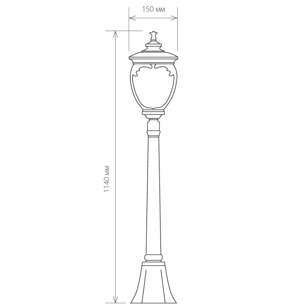 Уличный светильник Elektrostandard Andromeda F (GLYF-8024F) 4690389042683 в #REGION_NAME_DECLINE_PP#