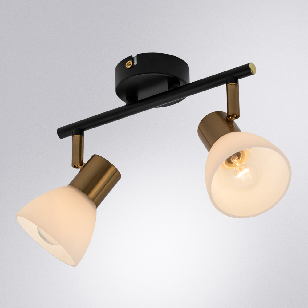 Спот Arte Lamp Falena A3117PL-2BK в Санкт-Петербурге