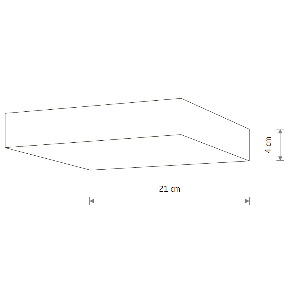 Накладной светильник Nowodvorski Lid Square Led Black 10435 в Санкт-Петербурге