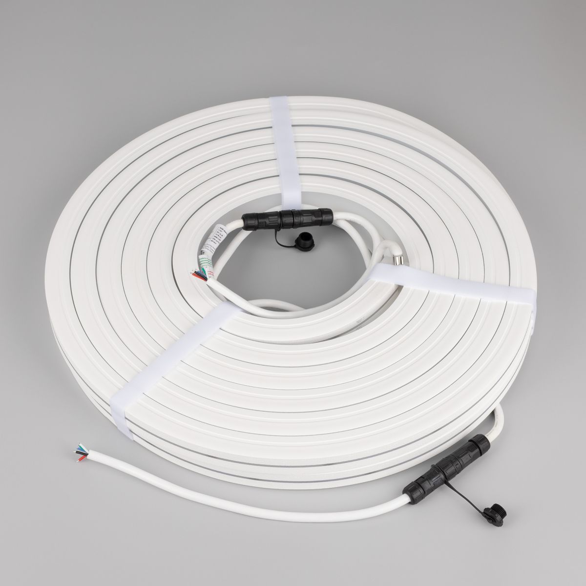 Светодиодная лента герметичная Arlight MOONLIGHT-PRO-TOP-X336-20x20mm 24V RGBW-Warm (12 W/m, IP67, 10m, wire x2) (Вывод боковой) 054988 в Санкт-Петербурге