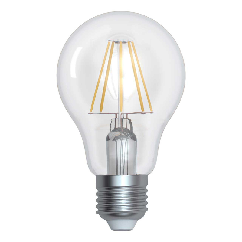 Лампа светодиодная филаментная (UL-00004869) Uniel E27 15W 4000K прозрачная LED-A70-15W/4000K/E27/CL PLS02WH в #REGION_NAME_DECLINE_PP#
