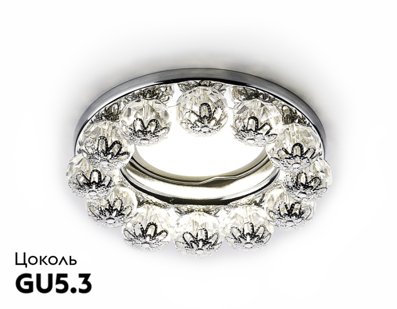 Встраиваемый светильник Ambrella Light ORGANIC SPOT K203 CL/CH в #REGION_NAME_DECLINE_PP#