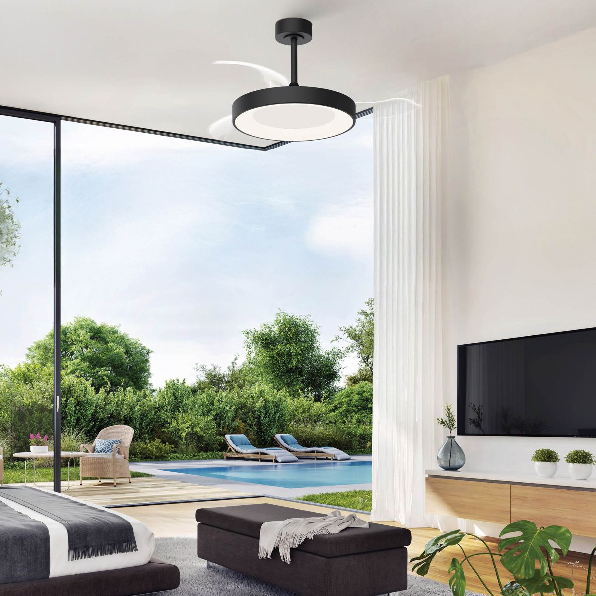 Люстра-вентилятор Mantra Niseko Fan 9063 в Санкт-Петербурге