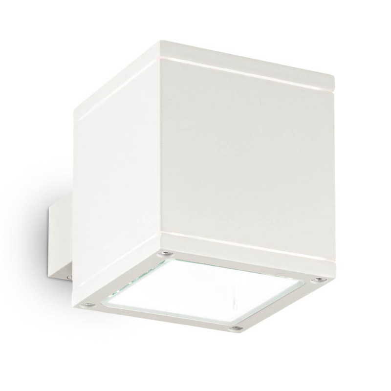 Уличный настенный светильник Ideal Lux Snif Square AP1 Bianco 144276 в Санкт-Петербурге