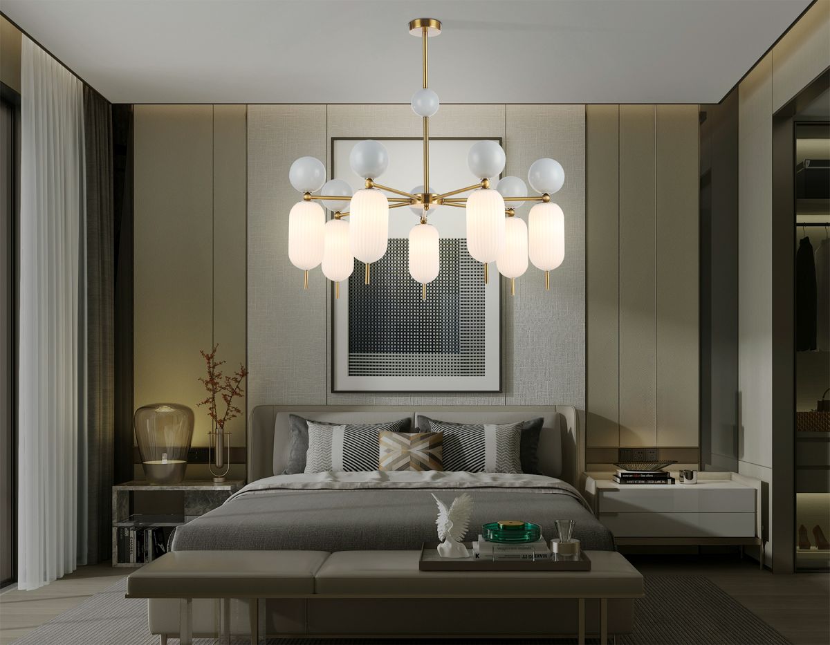 Люстра на штанге Ambrella Light High Light Ceramo Modern LH53106 в Санкт-Петербурге