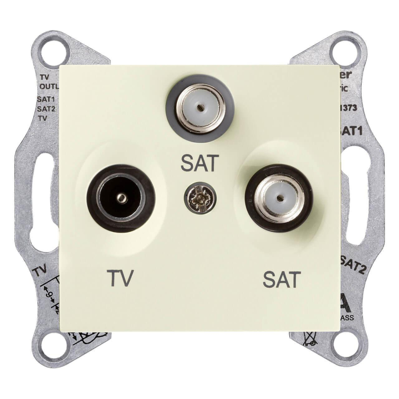 Розетка TV/SAT/SAT Schneider Electric Sedna SDN3502147 в Санкт-Петербурге