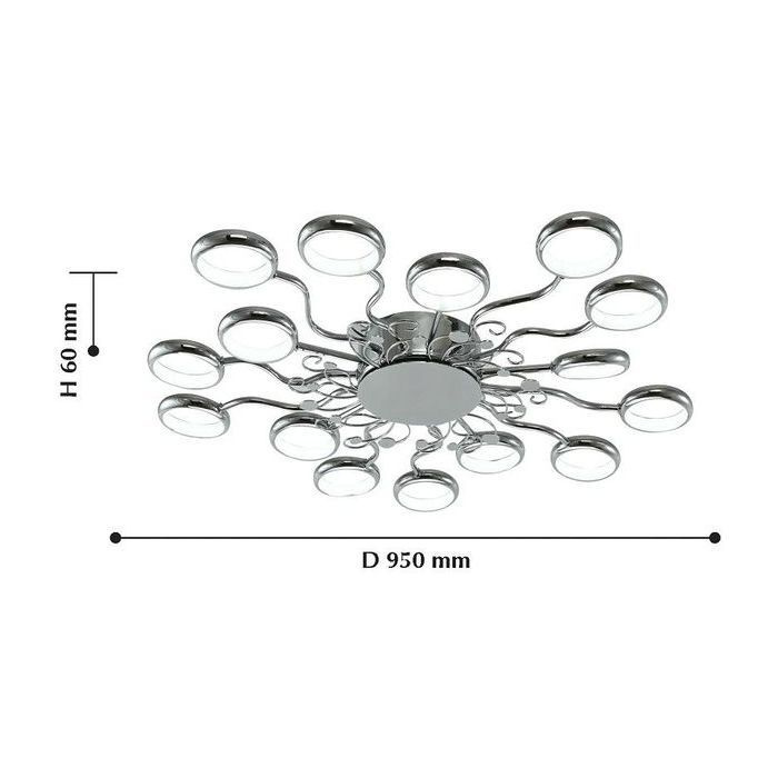 Потолочная светодиодная люстра Favourite Dominium 2320-15C в Санкт-Петербурге