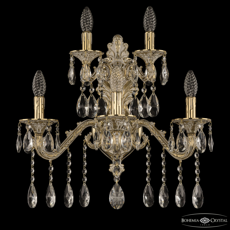 Бра Bohemia Ivele Crystal Florence 7102B16/3+2/210 A GW в Санкт-Петербурге