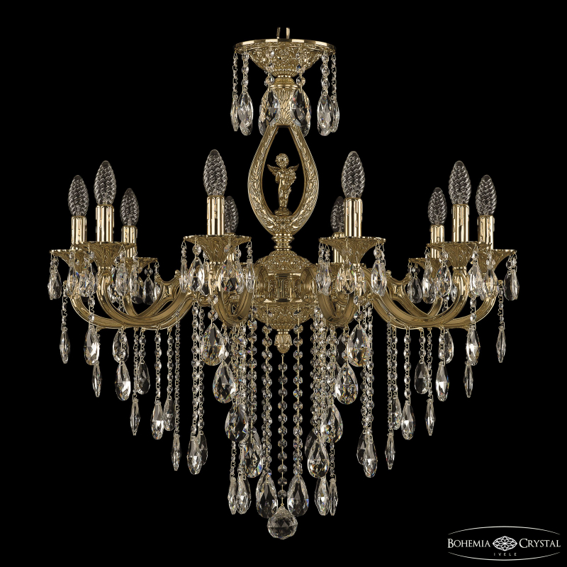 Подвесная люстра Bohemia Ivele Crystal Florence 71401/10/250 B G FA10M в Санкт-Петербурге