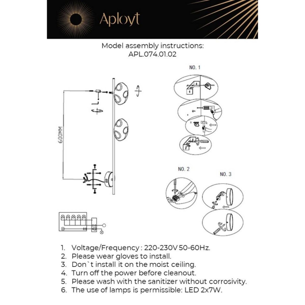 Бра Aployt Tereze APL.074.01.02 в Санкт-Петербурге