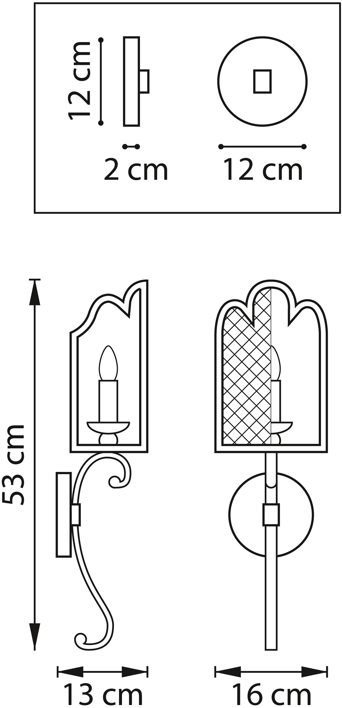 Бра Lightstar Castello 744617 в Санкт-Петербурге