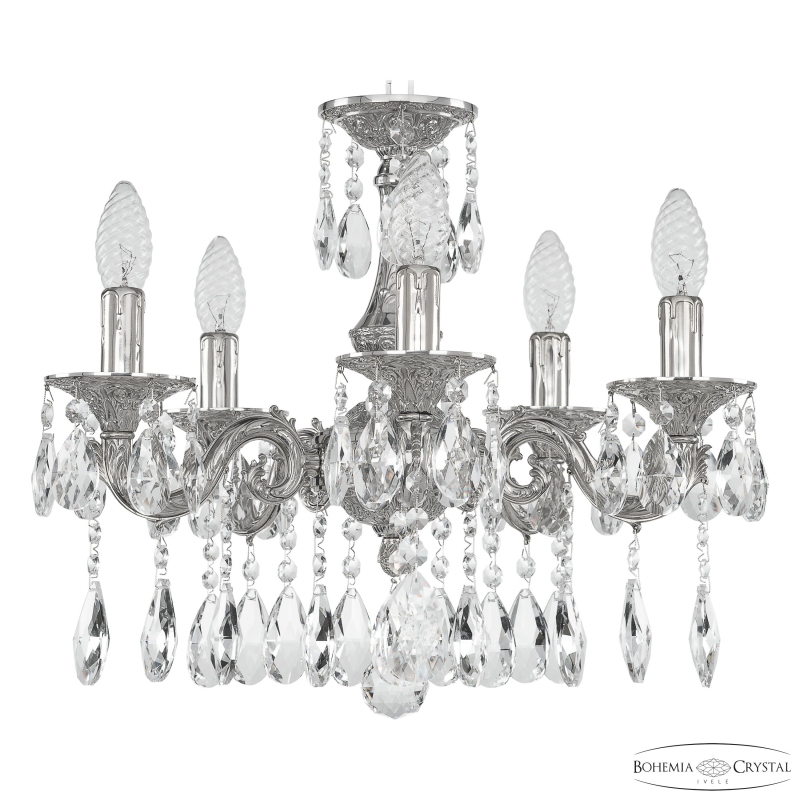 Подвесная люстра Bohemia Ivele Crystal Florence 71101/5/125 A Ni в Санкт-Петербурге