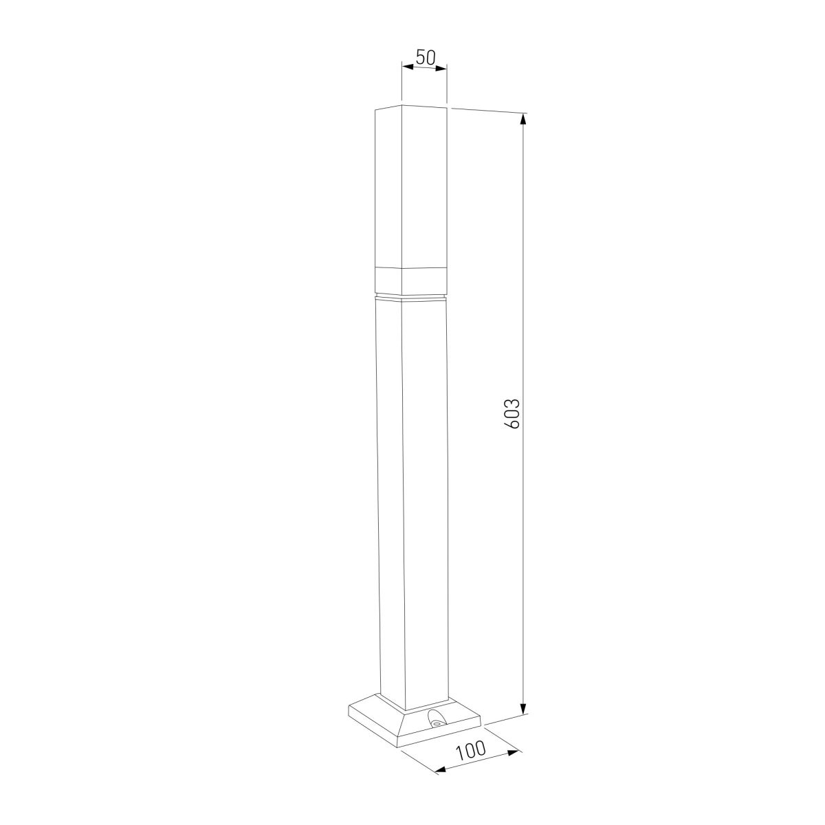 Ландшафтный светильник Elektrostandard 1537 TECHNO LED 3000K чёрный 4690389219214 a072069 в #REGION_NAME_DECLINE_PP#