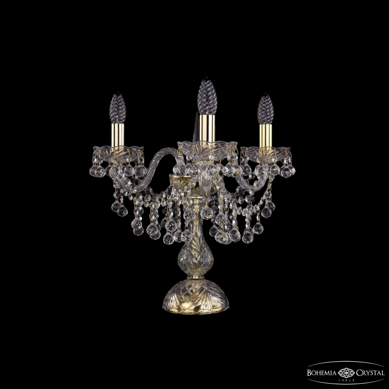 Настольная лампа Bohemia Ivele Crystal 1409L/3/141-39 G в Санкт-Петербурге