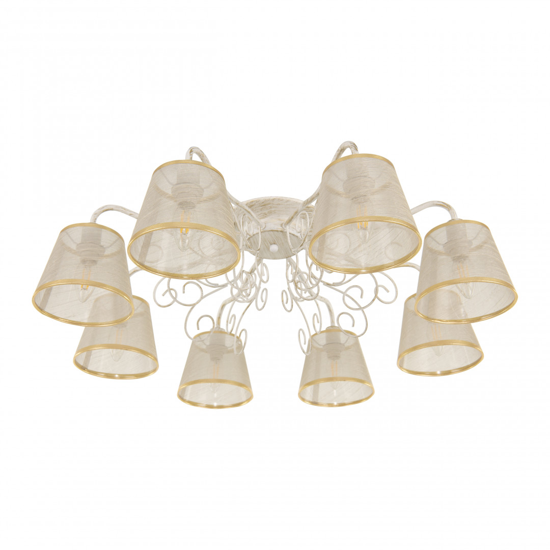 Потолочная люстра Arte Milano 341120/8 WT+G в Санкт-Петербурге