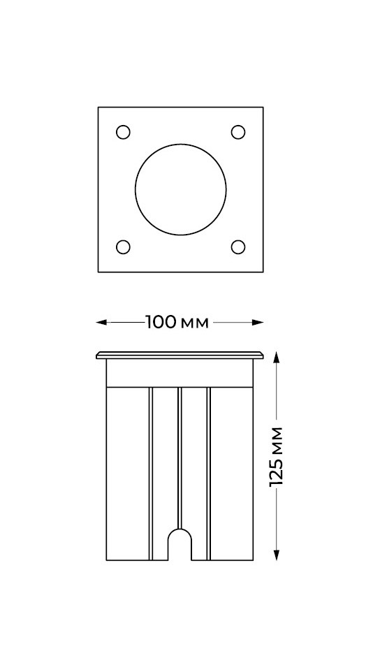 Грунтовый светильник Italline IT8310 в #REGION_NAME_DECLINE_PP#