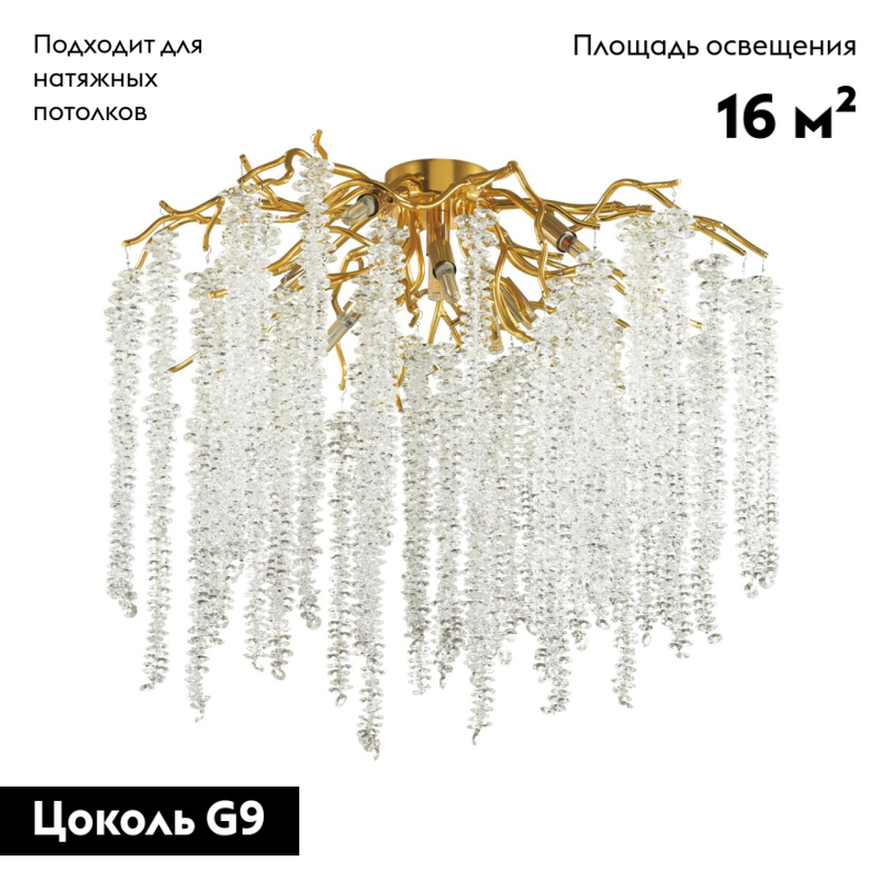 Потолочная люстра Odeon Light Banche 5005/8C в Санкт-Петербурге