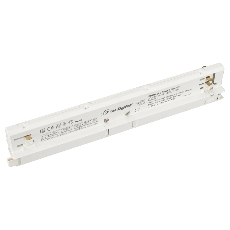 Блок питания Arlight для трековых систем ARJ-TR-40-PFC-DALI2-ADJ (40W, 700-1050mA) 032491 в Санкт-Петербурге