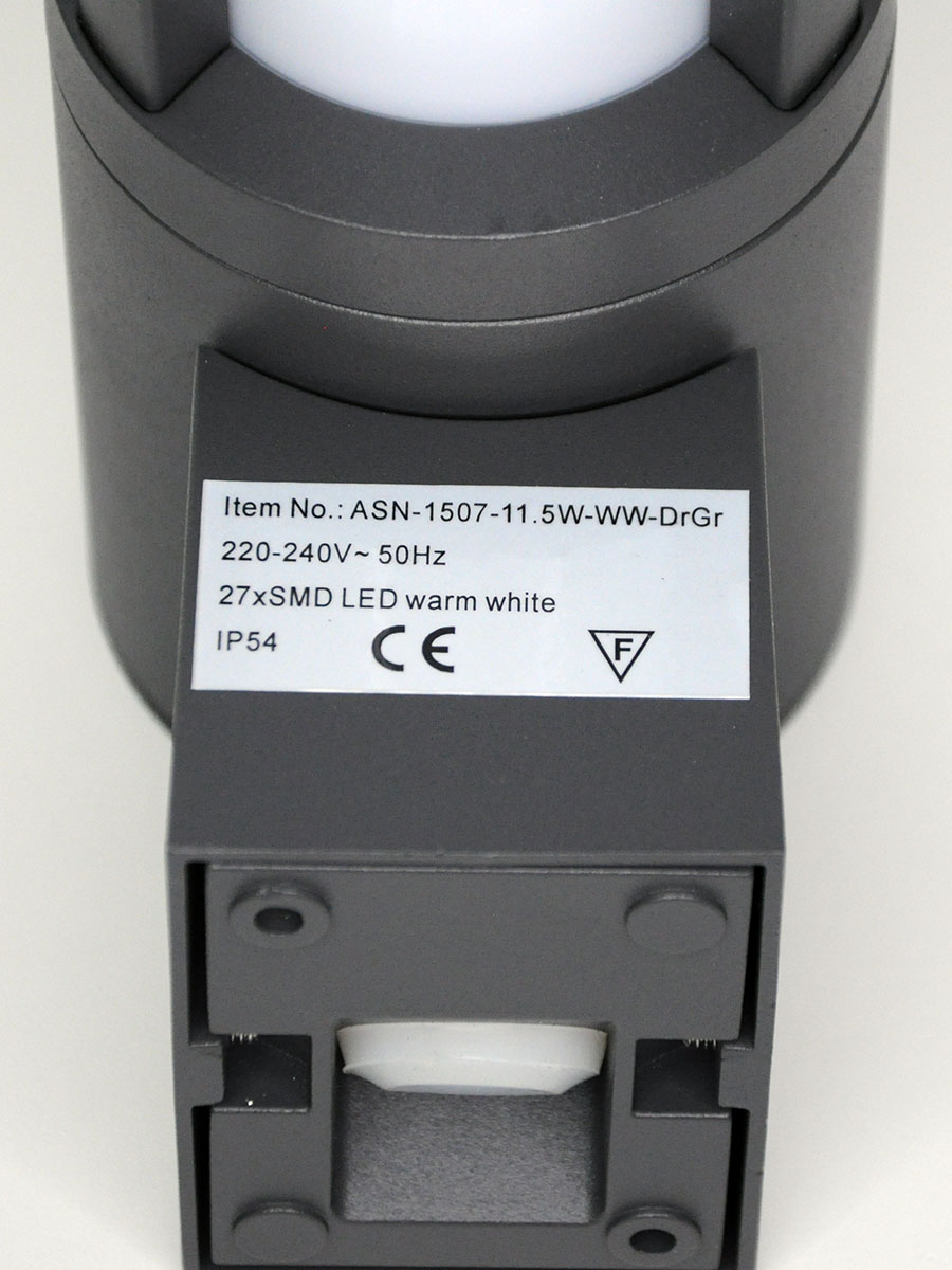 Уличный настенный светильник Elvan PJ-1507/1-11.5W-WW-Gr в Санкт-Петербурге