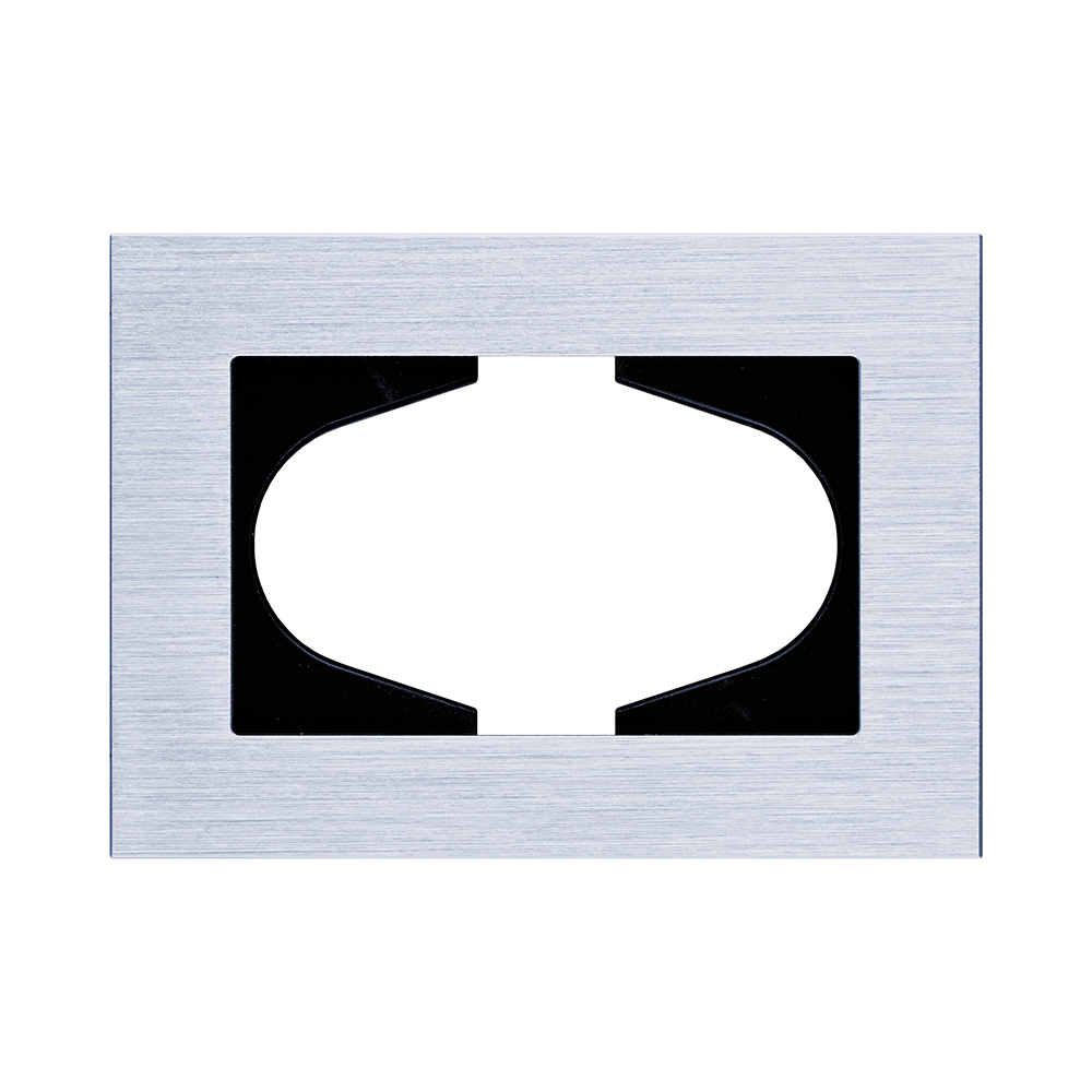 Рамка для двойной розетки, серебро Kollinger Reflex AL RA120SR в #REGION_NAME_DECLINE_PP#