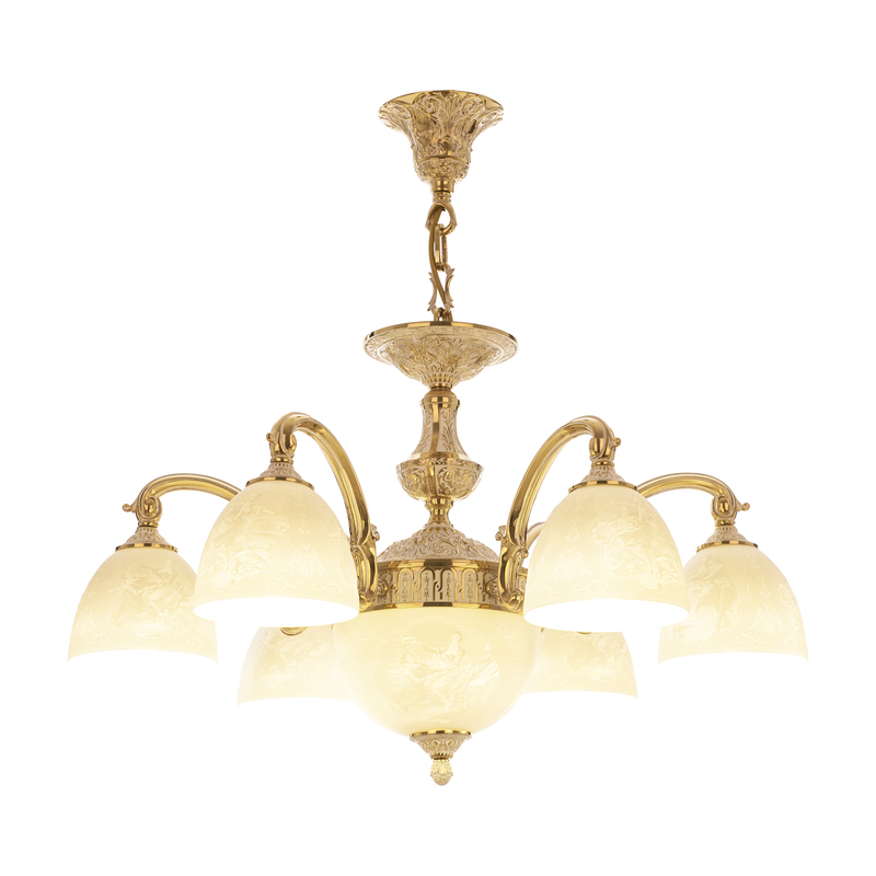 Подвесная люстра Bohemia Ivele Crystal Verona 72209P/6/175 GW P1 D Pair в Санкт-Петербурге