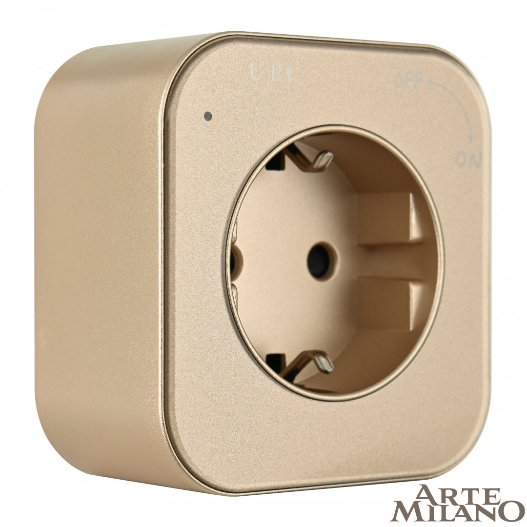 Трековая розетка Arte Milano Am-track-sockets 380022TS/ES Gold в Санкт-Петербурге